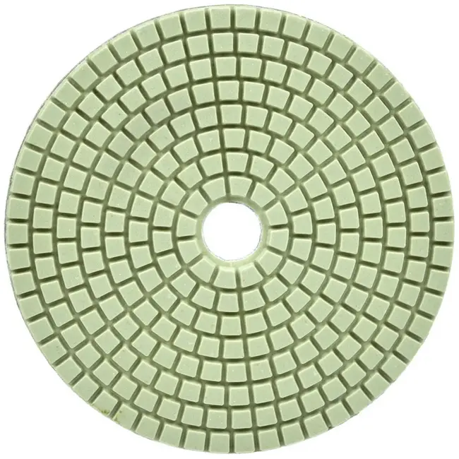 GEKO Diamant polijstpad - nat gebruik - klittenbandbevestiging - 125 mm