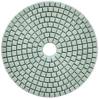 GEKO Diamant polijstpad - 125 mm - Voor nat schuren en polijsten - Klittenband bevestiging