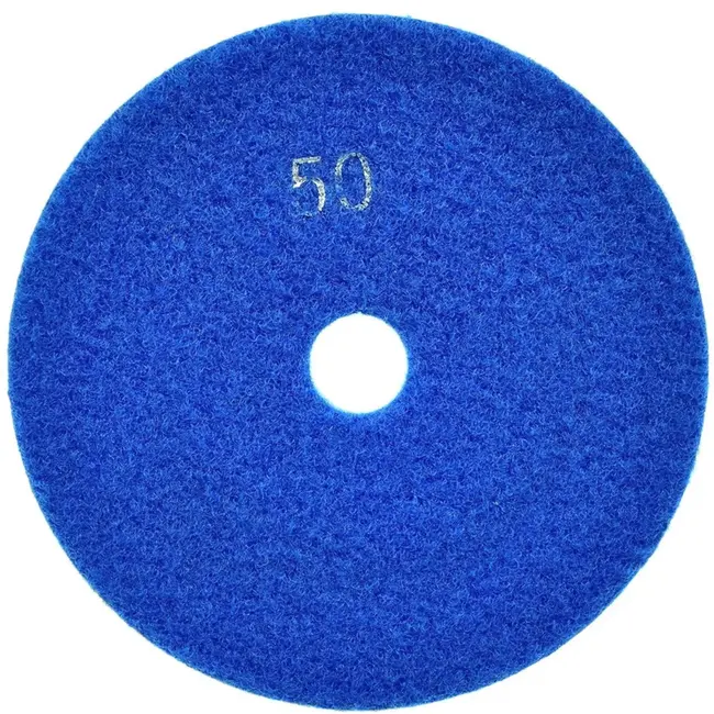 GEKO Diamant polijstpad - 125 mm - Voor nat schuren en polijsten - Klittenband bevestiging