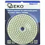 GEKO Diamant polijstpad - 100mm - Voor nat polijsten - Klittenband bevestiging - 5 stuks