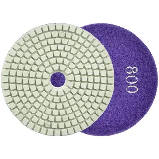 GEKO Diamant polijstpad - 100mm - Klittenband - Geschikt voor nat gebruik - G800
