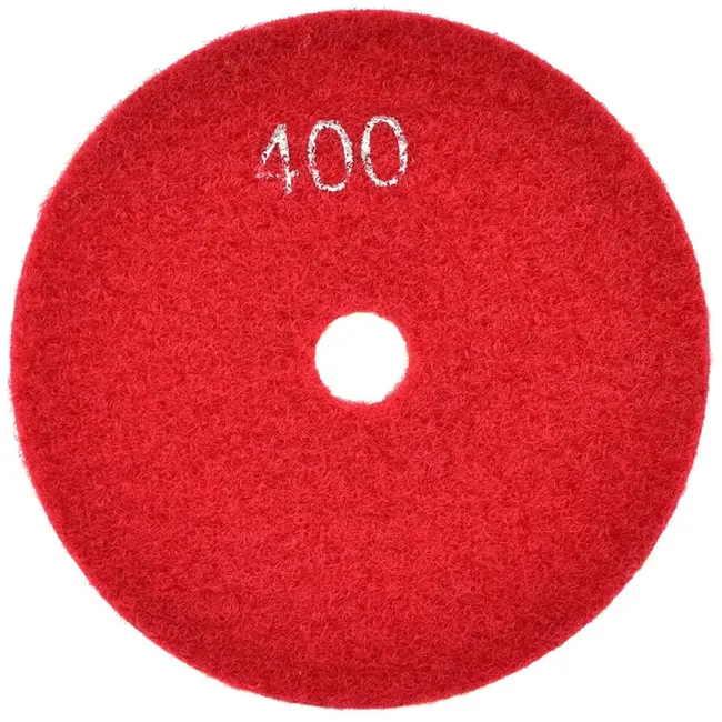 GEKO Diamant polijstpad - 100mm - Klittenband - Voor nat gebruik - G400