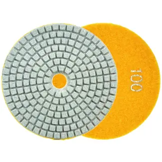 GEKO Diamant polijstpad - 100 mm - Klittenband - Voor nat gebruik - Diverse gradaties
