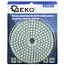 GEKO Diamant polijstpad - 100 mm - Klittenband - Voor nat gebruik - Diverse gradaties