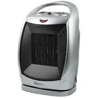 GEKO Keramische ventilatorkachel - snel opwarmen - oscillerende modus - 750/1500W - veilig en draagbaar