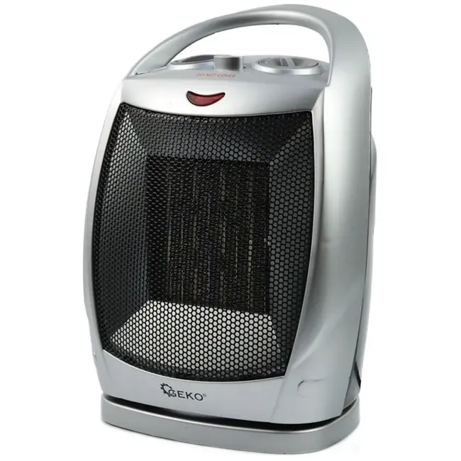 GEKO Keramische ventilatorkachel - snel opwarmen - oscillerende modus - 750/1500W - veilig en draagbaar