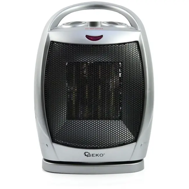 GEKO Keramische ventilatorkachel - snel opwarmen - oscillerende modus - 750/1500W - veilig en draagbaar