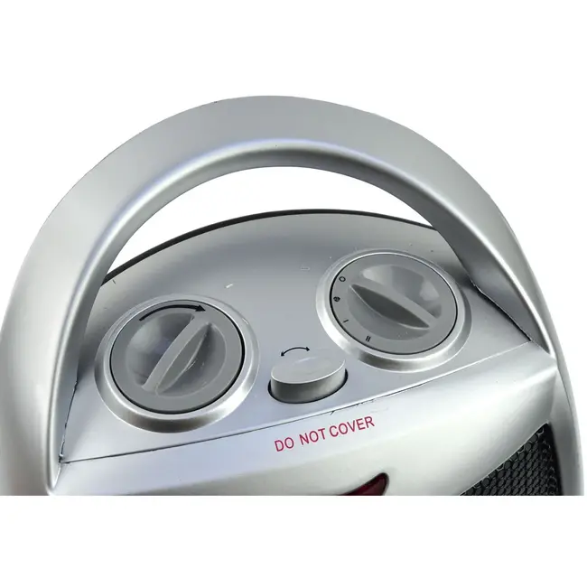 GEKO Keramische ventilatorkachel - snel opwarmen - oscillerende modus - 750/1500W - veilig en draagbaar