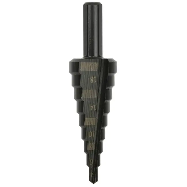 GEKO Stepboor - HSS TiAlN - 4-20 mm - Voor metaal en kunststof