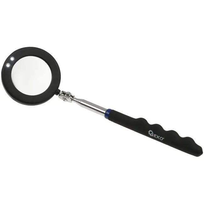 GEKO Telescopische inspectiespiegel met LED-verlichting - 265-920 mm - 360° verstelbaar