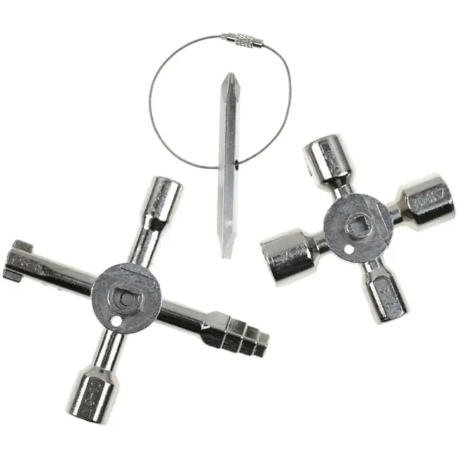 GEKO Multifunctionele moersleutel - 10-in-1 - Voor kasten en installaties