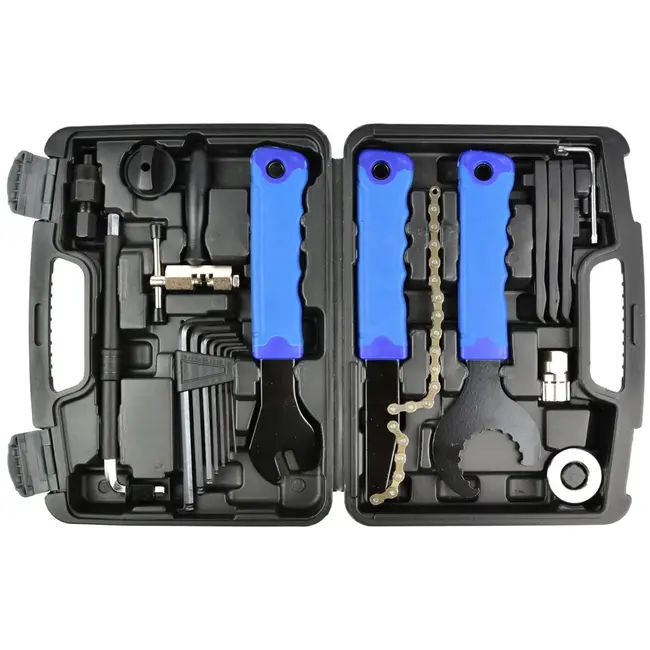 GEKO Fietsgereedschapset - 20-delige reparatieset - Duurzame opbergkoffer