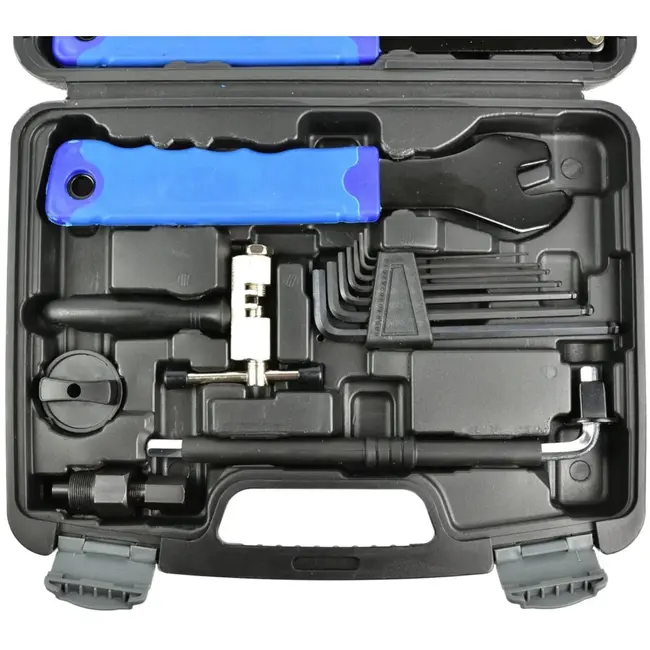 GEKO Fietsgereedschapset - 20-delige reparatieset - Duurzame opbergkoffer