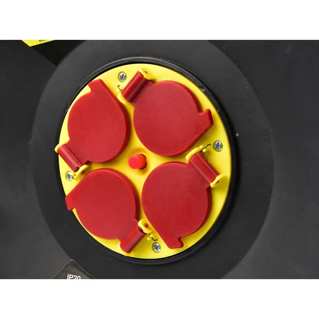 Keltin Verlengsnoer - 50m - 3x2,5mm - Thermische beveiliging - 4 stopcontacten