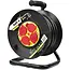 Keltin Verlengsnoer op haspel - 25m - 3x2,5mm - Thermische beveiliging - 4 stopcontacten