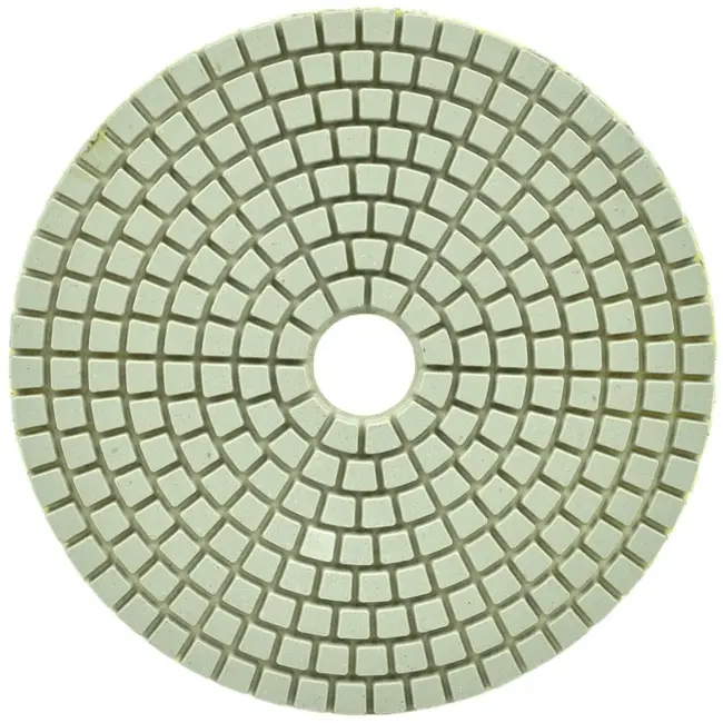 GEKO Diamant polijstpad - 125 mm - Voor nat gebruik - Klittenbandbevestiging - G3000tuks
