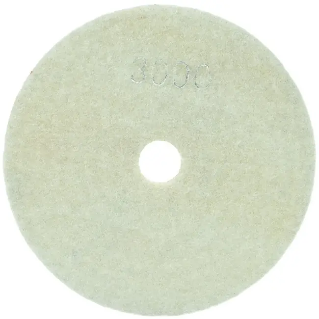 GEKO Diamant polijstpad - 125 mm - Voor nat gebruik - Klittenbandbevestiging - G3000tuks