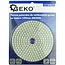GEKO Diamant polijstpad - 125 mm - Voor nat gebruik - Klittenbandbevestiging - G3000tuks