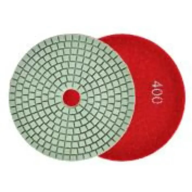 GEKO Diamant polijstpad - 125 mm - Voor nat schuren en polijsten - Klittenbandbevestiging