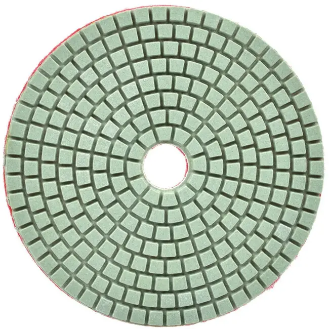 GEKO Diamant polijstpad - 125 mm - Voor nat schuren en polijsten - Klittenbandbevestiging
