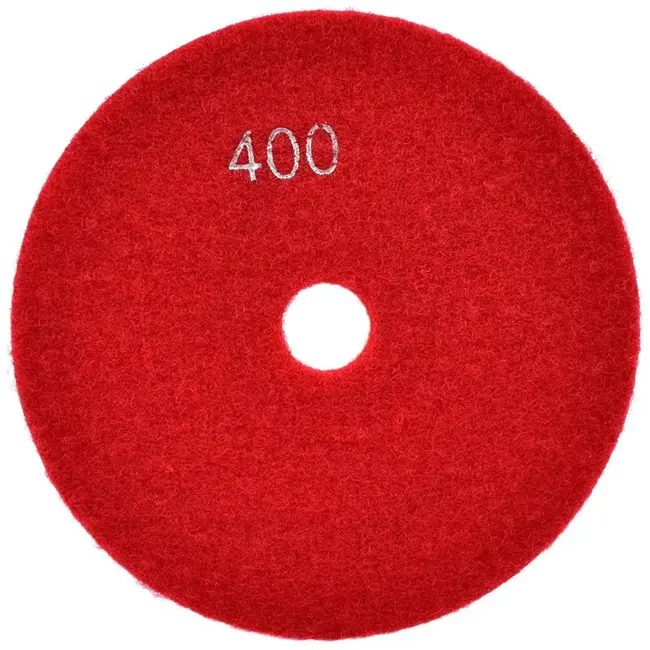 GEKO Diamant polijstpad - 125 mm - Voor nat schuren en polijsten - Klittenbandbevestiging