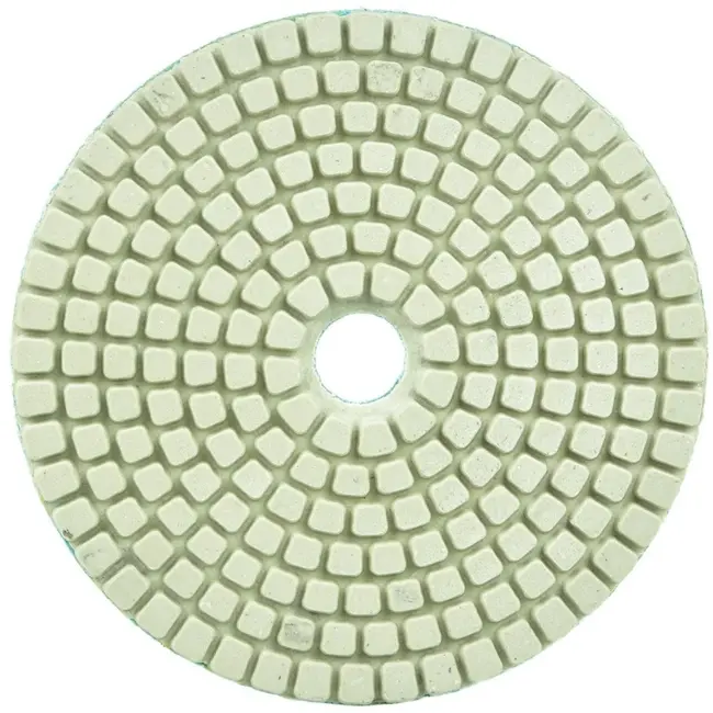 GEKO Diamant polijstpad - 100mm - Nat gebruik - Klittenband bevestiging - G1500 gradatie