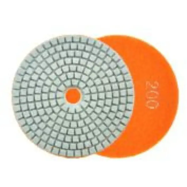 GEKO Diamant polijstpad - 100 mm - Nat gebruik - Klittenband bevestiging