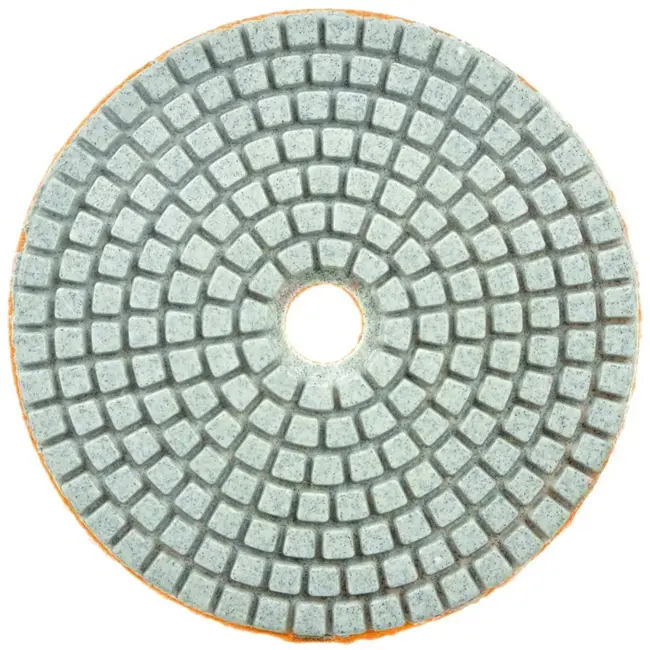 GEKO Diamant polijstpad - 100 mm - Nat gebruik - Klittenband bevestiging