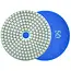 GEKO Diamant polijstpad - 100 mm - Klittenband - Voor nat gebruik - Gradatie 50 - 5 stuks