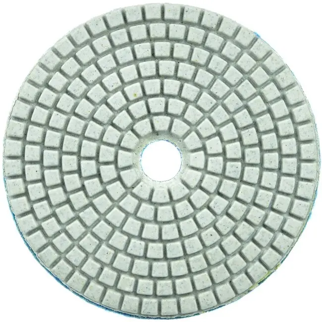 GEKO Diamant polijstpad - 100 mm - Klittenband - Voor nat gebruik - Gradatie 50 - 5 stuks