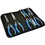 GEKO Set van 5 lange tangen - 280mm - Antislip greep - Inclusief etui