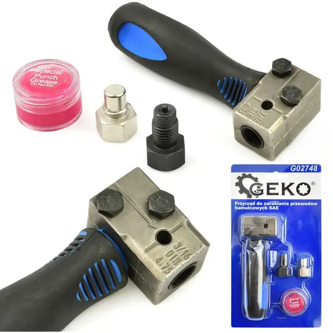 GEKO Flaring tool set - precisie en compact ontwerp - geschikt voor diverse metalen buizen