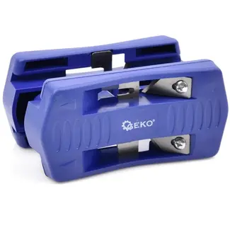 GEKO Dubbelzijdige lamineersnijder - Voor rechte en schuine sneden - Inclusief reservebladen - Geschikt voor 13-25 mm materiaal