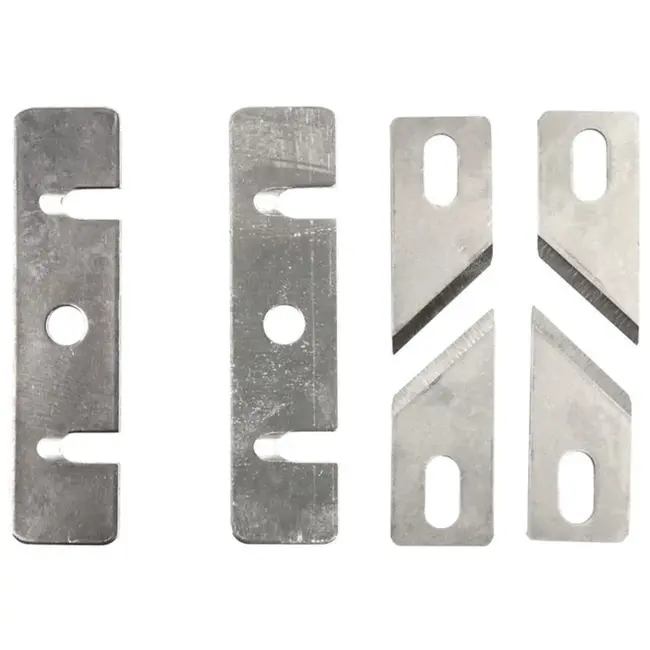 GEKO Dubbelzijdige lamineersnijder - Voor rechte en schuine sneden - Inclusief reservebladen - Geschikt voor 13-25 mm materiaal