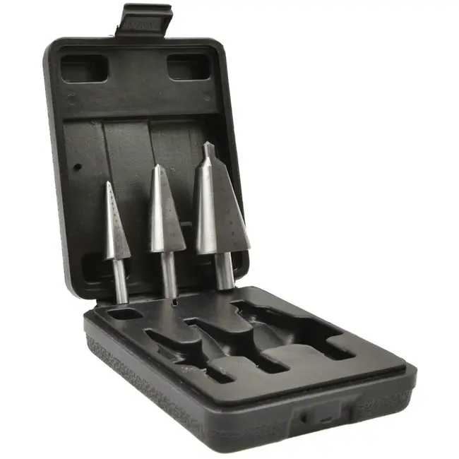 GEKO HSS metaalborenset - traploos - 3-delig - 3-30 mm