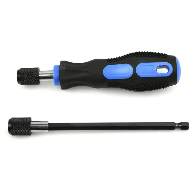 GEKO Set van 18 reinigingsborstels - diverse hardheden en diameters - met verlengstuk en 1/4" aandrijving