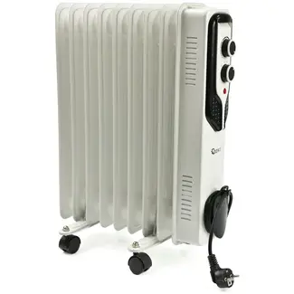 GEKO Oliegevulde radiator - 9 vinnen - 2000W - 3 standen - Veiligheidsfuncties