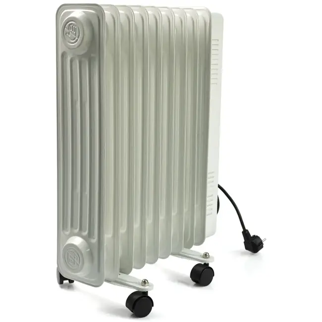 GEKO Oliegevulde radiator - 9 vinnen - 2000W - 3 standen - Veiligheidsfuncties