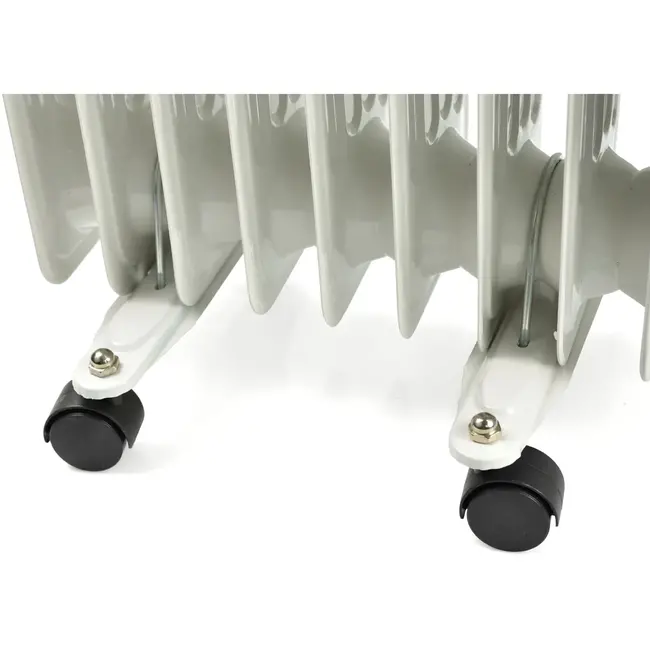 GEKO Oliegevulde radiator - 7 vinnen - 1500W - 3 warmtestanden - Veiligheidsfuncties