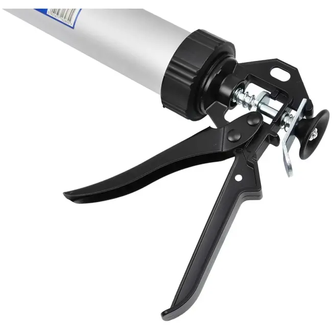 GEKO Aluminium kitpistool - 600 ml - Inclusief 3 spuitmonden en spatel