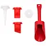 GEKO Aluminium kitpistool - 600 ml - Inclusief 3 spuitmonden en spatel