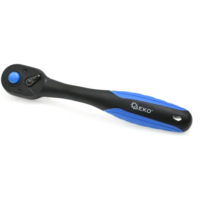 GEKO Ratelsleutel - Nylon Coating - 72 Tanden - 246 mm - Ergonomisch Handvat