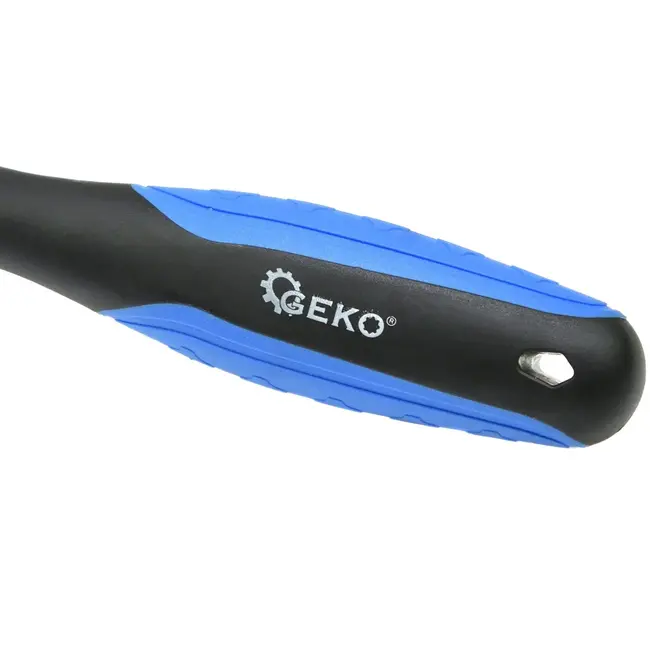 GEKO Ratelsleutel - Nylon Coating - 72 Tanden - 246 mm - Ergonomisch Handvat