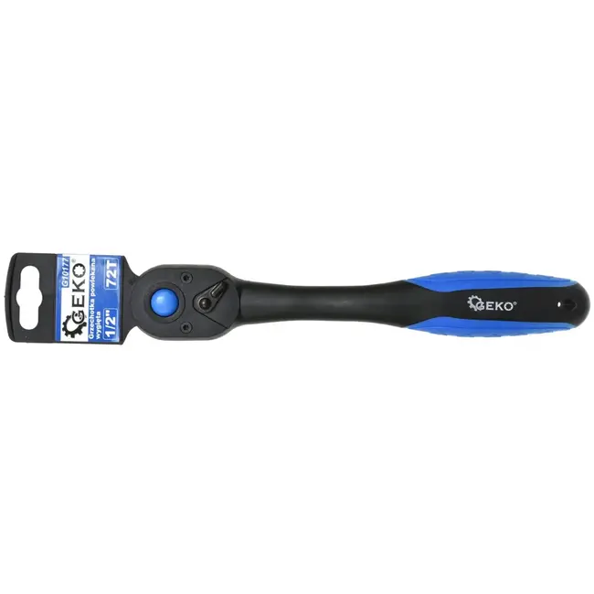 GEKO Ratelsleutel - Nylon Coating - 72 Tanden - 246 mm - Ergonomisch Handvat