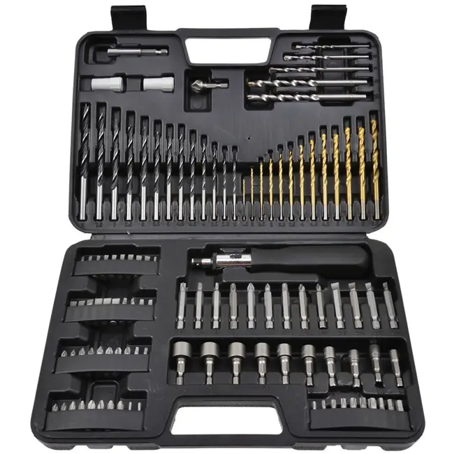 GEKO Boor- en schroefbitset - 110-delig - Compleet met opbergkoffer