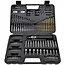GEKO Boor- en schroefbitset - 110-delig - Compleet met opbergkoffer