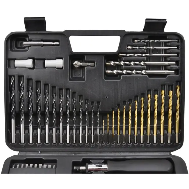 GEKO Boor- en schroefbitset - 110-delig - Compleet met opbergkoffer