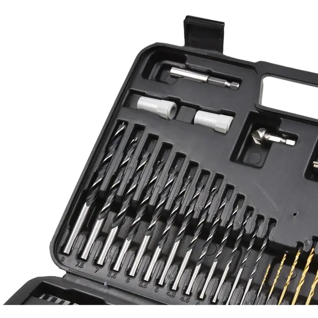 GEKO Boor- en schroefbitset - 110-delig - Compleet met opbergkoffer