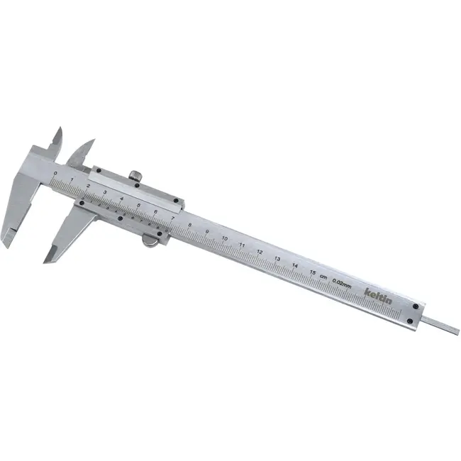 Keltin Analoge schuifmaat - 0-150 mm - Versterkt staal - Dubbele bekken - Nauwkeurigheid 0,02 mm