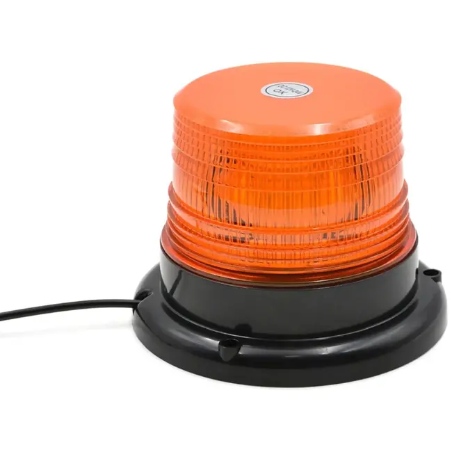 GEKO Oranje waarschuwingslamp - magnetische bevestiging - 12/24V - 130x100mm